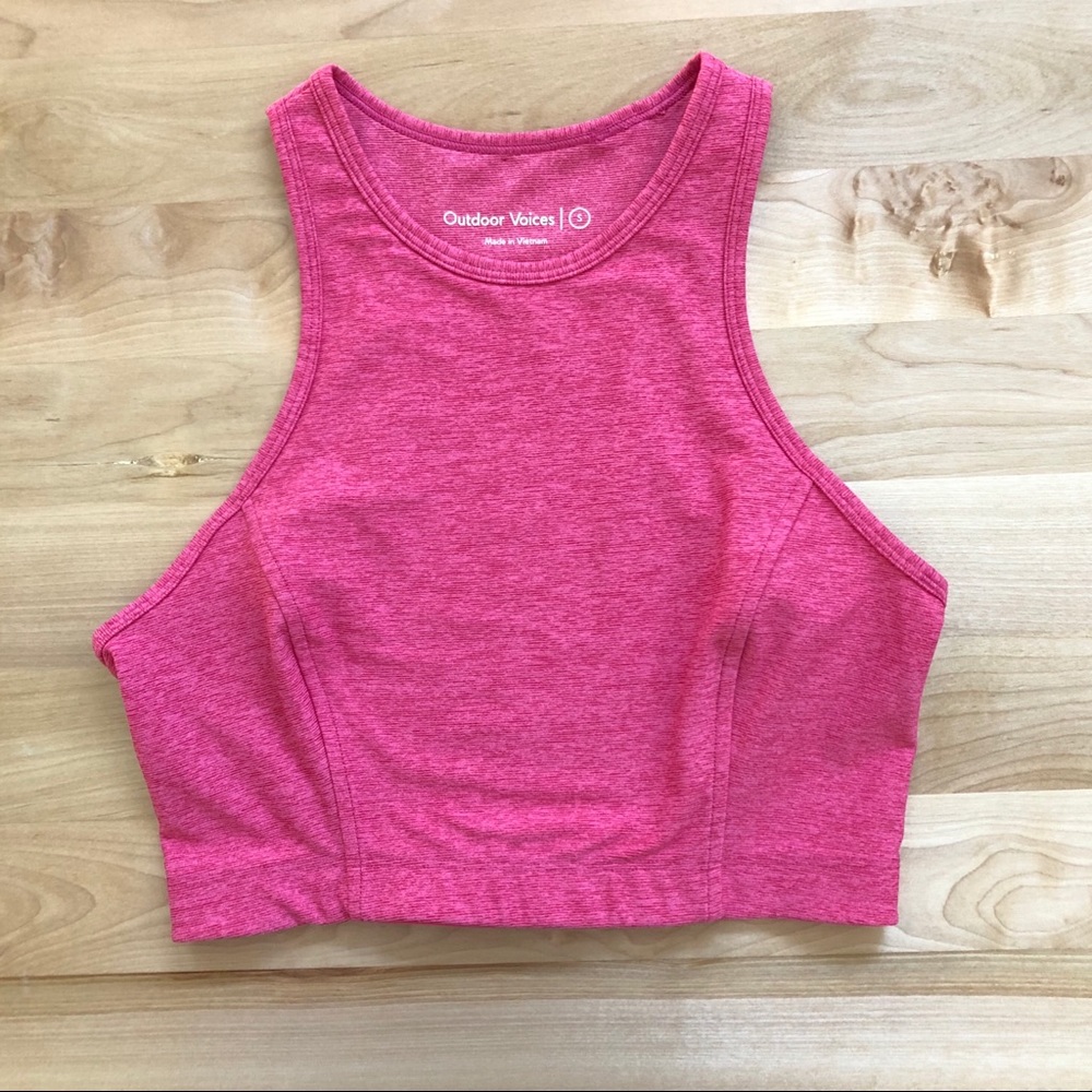 Outdoor Voices, Pink Athena Crop, BEV
